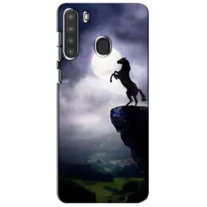 Чехлы с изображением разных животных для Samsung Galaxy A21 (A215) (Лошадь)