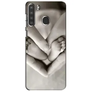 Чехлы для МАМЫ на Samsung Galaxy A21 (A215) (Любящие руки)