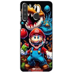 Чехол КИБЕРСПОРТ для Samsung Galaxy A21 (A215) (Марио)