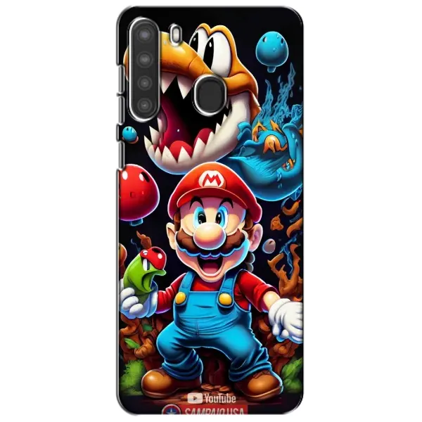 Чехол с рисунком «Марио» для Samsung Galaxy A21 (A215) Чехол с рисунком «Марио» для Samsung Galaxy A21 (A215)