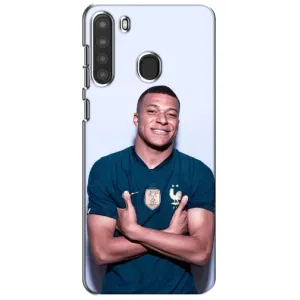 Чехол (TPU) с Футболистом на Samsung Galaxy A21 (A215) (Мбаппешичка)