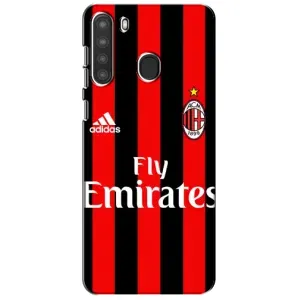 Чехлы с ТОП Футбольными клубами на Samsung Galaxy A21 (A215) (Milan)