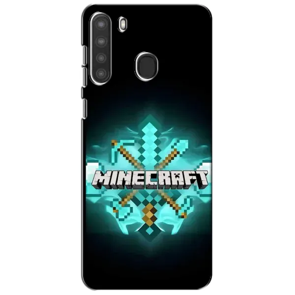 Чехол с рисунком «MineCraft 2» для Samsung Galaxy A21 (A215)