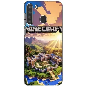 Чехол майнкрафт для Samsung Galaxy A21 (A215) (MINECRAFT)