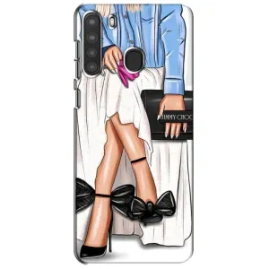 Силіконовый Чохол на Samsung Galaxy A21 (A215) з картинкой Модных девушек (Мода)