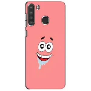 Чехлы с Патриком на Samsung Galaxy A21 (A215) (Мордочка Патрика)
