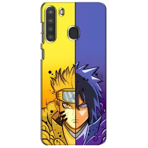 Купить Чехлы на телефон с принтом Anime для Samsung Galaxy A21 (A215) (Naruto Vs Sasuke)