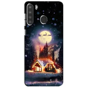Чехлы на Новый Год Samsung Galaxy A21 (A215) (Настроение зимнее)