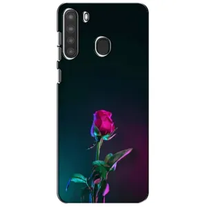 Чехлы с принтом Розочки для Samsung Galaxy A21 (A215) (Ночная роза)