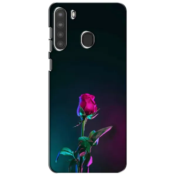 Чехол с рисунком «Ночная роза» для Samsung Galaxy A21 (A215) Чехол с рисунком «Ночная роза» для Samsung Galaxy A21 (A215)