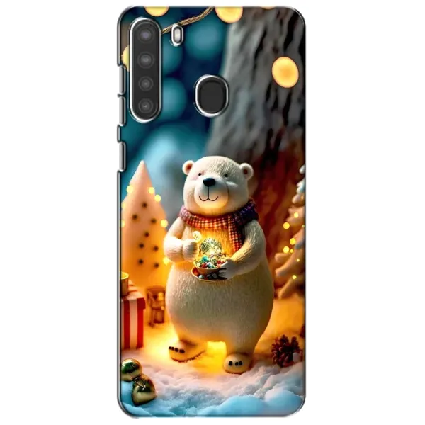 Чехол с рисунком «Новогодний ведмеженок» для Samsung Galaxy A21 (A215) Чехол с рисунком «Новогодний ведмеженок» для Samsung Galaxy A21 (A215)