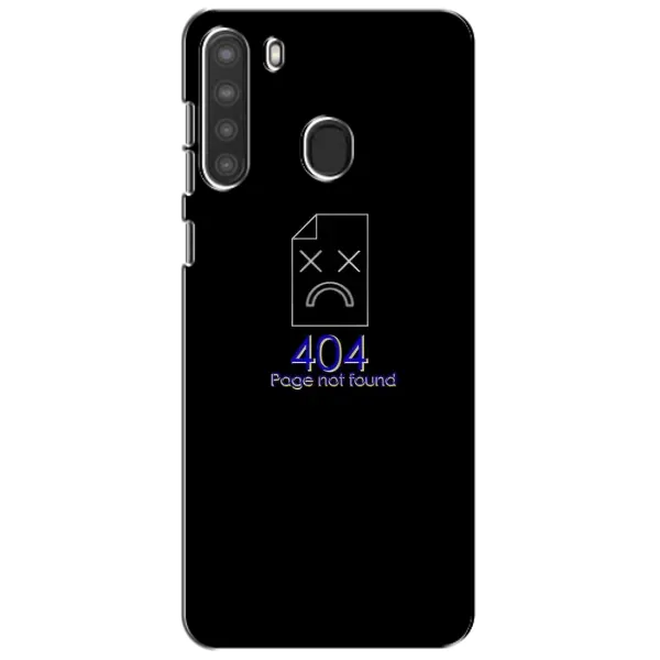 Чехол с рисунком «Ошибка 404» для Samsung Galaxy A21 (A215) Чехол с рисунком «Ошибка 404» для Samsung Galaxy A21 (A215)