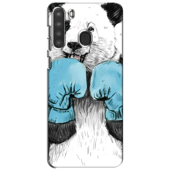 Чехол с рисунком «Панда боксер» для Samsung Galaxy A21 (A215) Чехол с рисунком «Панда боксер» для Samsung Galaxy A21 (A215)
