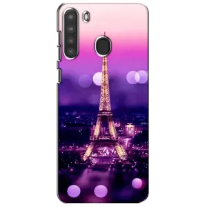 Чехол с Эйфелевой башней на Samsung Galaxy A21 (A215) (Париж башня)