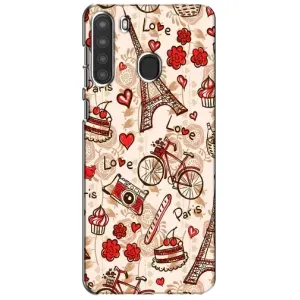 Чехол с Эйфелевой башней на Samsung Galaxy A21 (A215) (Париж мечта)