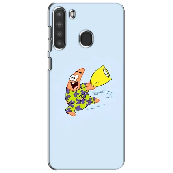 Чехол с рисунком «Патрик с подушкой» для Samsung Galaxy A21 (A215) Чехол с рисунком «Патрик с подушкой» для Samsung Galaxy A21 (A215)