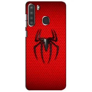 Чехол Супергерой Человека Паука на Samsung Galaxy A21 (A215) (Паук марвел)
