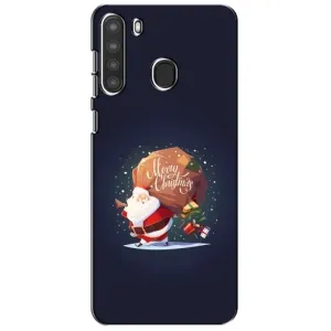 Чехол Санта Клаус для Samsung Galaxy A21 (A215) (Подарки от Санты)