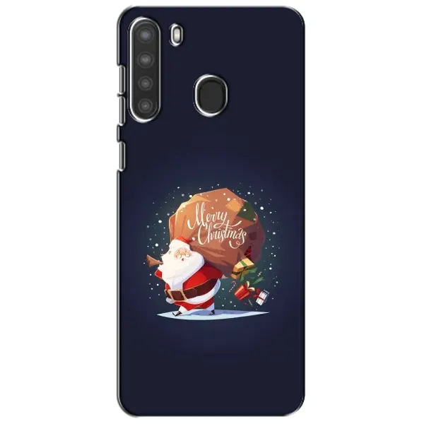 Чехол с рисунком «Подарки от Санты» для Samsung Galaxy A21 (A215)