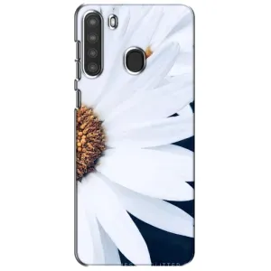 Чехол с ромашками на Samsung Galaxy A21 (A215) (Пол ромашки)