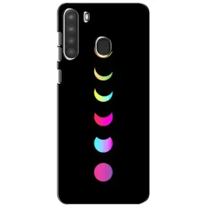 Чохол (ТПУ) з планетами на Samsung Galaxy A21 (A215) (Повнолуння)
