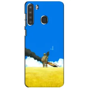 Чехлы на военную тематику для Samsung Galaxy A21 (A215) (Попадание)