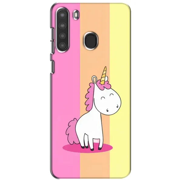Чехол с рисунком «Радужный Единорог» для Samsung Galaxy A21 (A215) Чехол с рисунком «Радужный Единорог» для Samsung Galaxy A21 (A215)