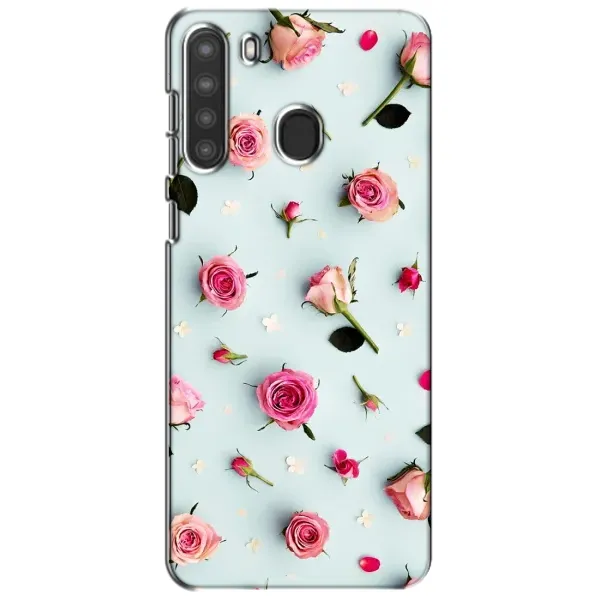 Чехол с рисунком «Разные цветы» для Samsung Galaxy A21 (A215) Чехол с рисунком «Разные цветы» для Samsung Galaxy A21 (A215)