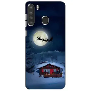 Чехол Санта Клаус для Samsung Galaxy A21 (A215) (Санта)