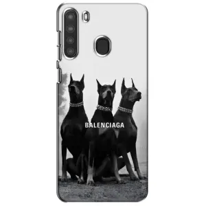 Чехол ДОБЕРМАН для Samsung Galaxy A21 (A215) (Три добермана)