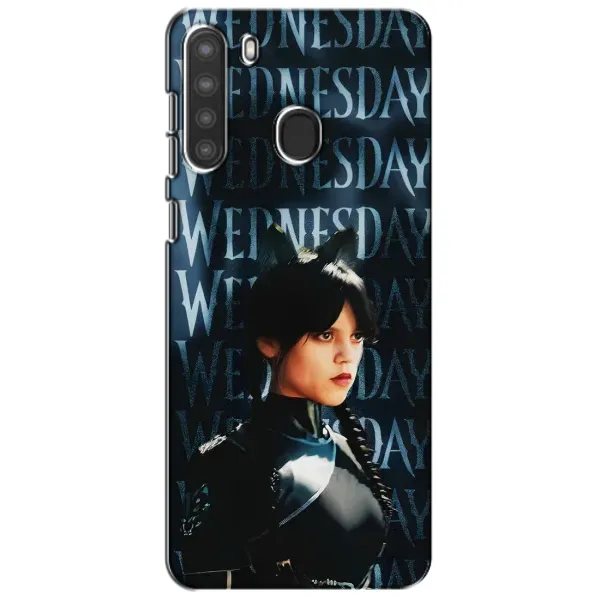 Чехол с рисунком «Уэнздей с ушками» для Samsung Galaxy A21 (A215) Чехол с рисунком «Уэнздей с ушками» для Samsung Galaxy A21 (A215)