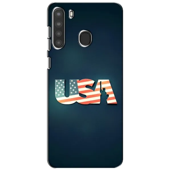 Чехол с рисунком «USA» для Samsung Galaxy A21 (A215) Чехол с рисунком «USA» для Samsung Galaxy A21 (A215)