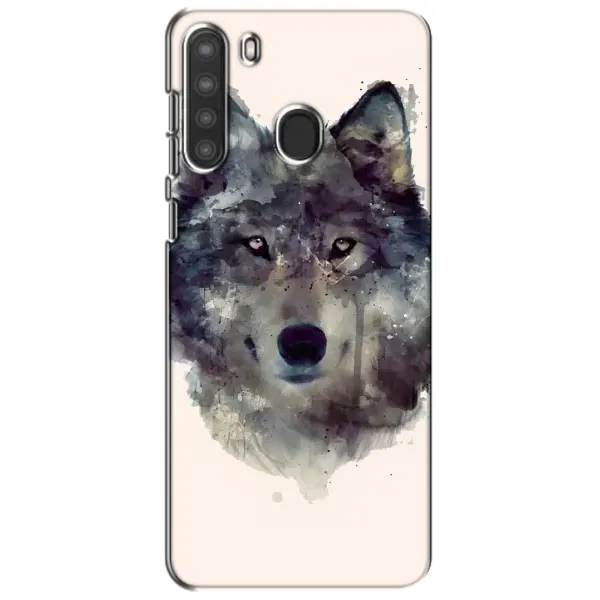 Чехол с рисунком «Волк» для Samsung Galaxy A21 (A215) Чехол с рисунком «Волк» для Samsung Galaxy A21 (A215)
