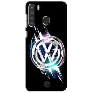 Чехол "Фольксваген" для Samsung Galaxy A21 (A215) (Volkswagen на черном)