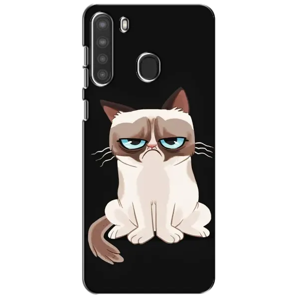 Чехол с рисунком «Взгляд кота» для Samsung Galaxy A21 (A215) Чехол с рисунком «Взгляд кота» для Samsung Galaxy A21 (A215)