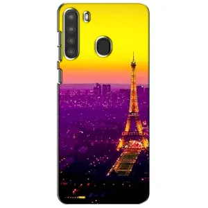 Чехол с Эйфелевой башней на Samsung Galaxy A21 (A215) (Яркая башня)