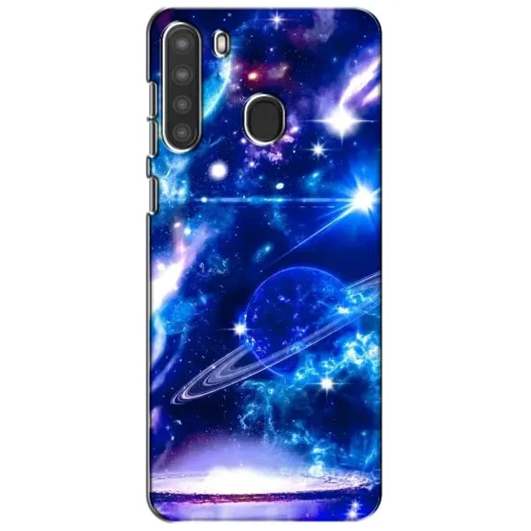 Чехол с рисунком «Яркий космос» для Samsung Galaxy A21 (A215)