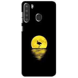 Летний Чехол на Samsung Galaxy A21 (A215) (Желтый Закат)