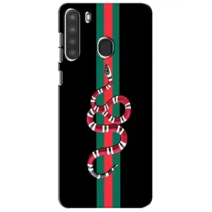 Чехлы Бренд GUCCI для Samsung Galaxy A21 (A215) (Змей Гуччи)