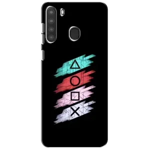 Чехол КИБЕРСПОРТ для Samsung Galaxy A21 (A215) (Значки Sony)