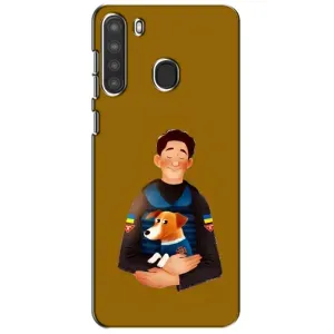 Чехол с принтом для Samsung Galaxy A21 (A215) (ЗСУ Патрон)