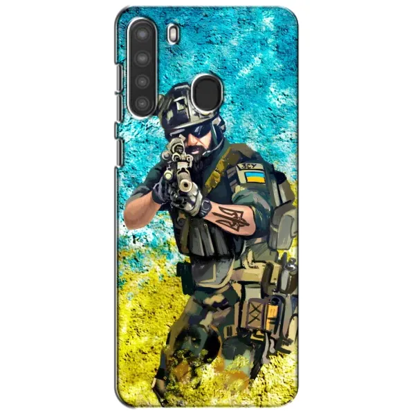 Чехол с рисунком «ЗСУ Воин» для Samsung Galaxy A21 (A215) Чехол с рисунком «ЗСУ Воин» для Samsung Galaxy A21 (A215)