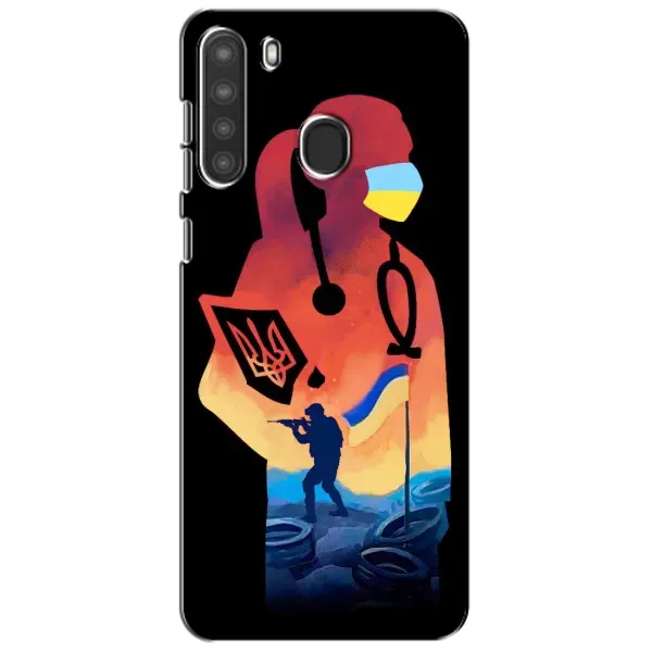 Чехол с рисунком «ЗСУ Врач» для Samsung Galaxy A21 (A215) Чехол с рисунком «ЗСУ Врач» для Samsung Galaxy A21 (A215)
