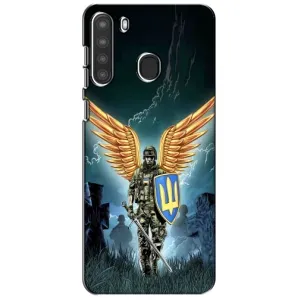 Патриотический Чехол для Samsung Galaxy A21 (A215) (ЗСУ з крильями)