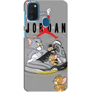 Силиконовый Чехол Nike Air Jordan на Самсунг Галакси А21с (Air Jordan)
