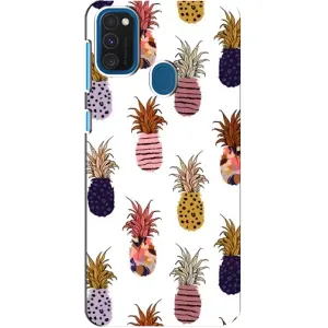 Чохол з зображенням смачної їжі для Samsung Galaxy A21s (Ананаси)