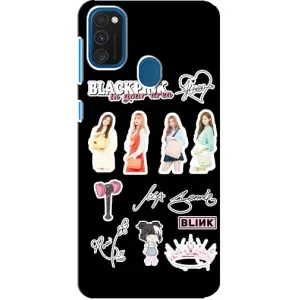 Чехлы с картинкой для Samsung Galaxy A21s (Арт блэкпинг)