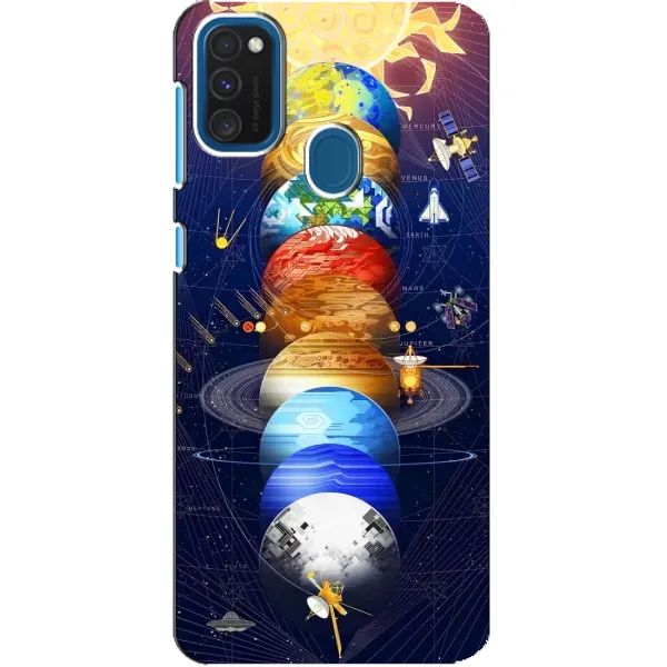 Чехол с рисунком «Арт планети» для Samsung Galaxy A21s Чехол с рисунком «Арт планети» для Samsung Galaxy A21s