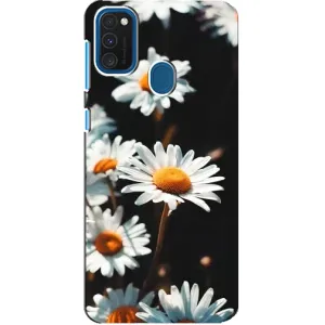 Чохол з ромашками на Samsung Galaxy A21s (Білі ромашки)