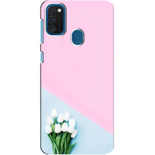 Чехол с рисунком «Белые тюльпаны» для Samsung Galaxy A21s Чехол с рисунком «Белые тюльпаны» для Samsung Galaxy A21s